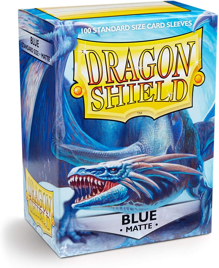 Dragon Shield Sleeves - Standard - Blue Matte
